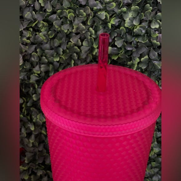 💕NWT💗Starbucks Spring 2023 Mother’s Day Ruby Pink Soft Touch Venti Tumbler - Picture 5 of 10